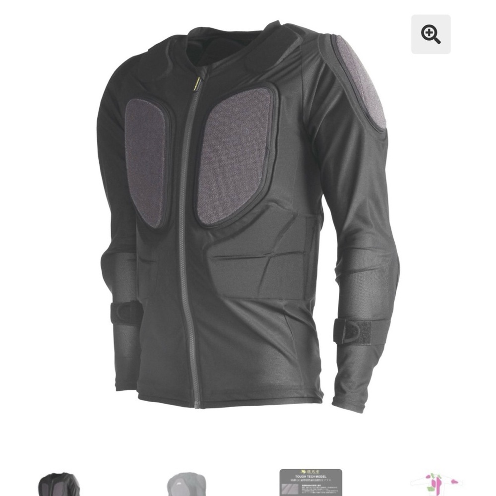 Men's Black Protective Jacket
